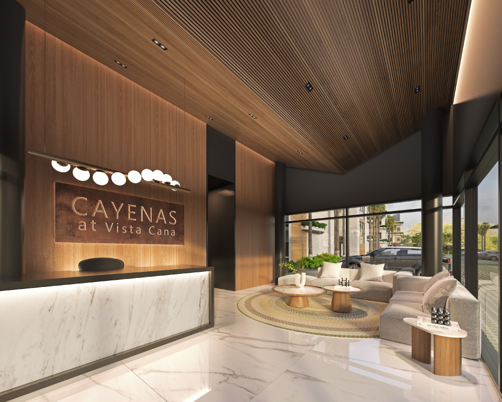 amenidades proyecto residencial vista cana lobby 2